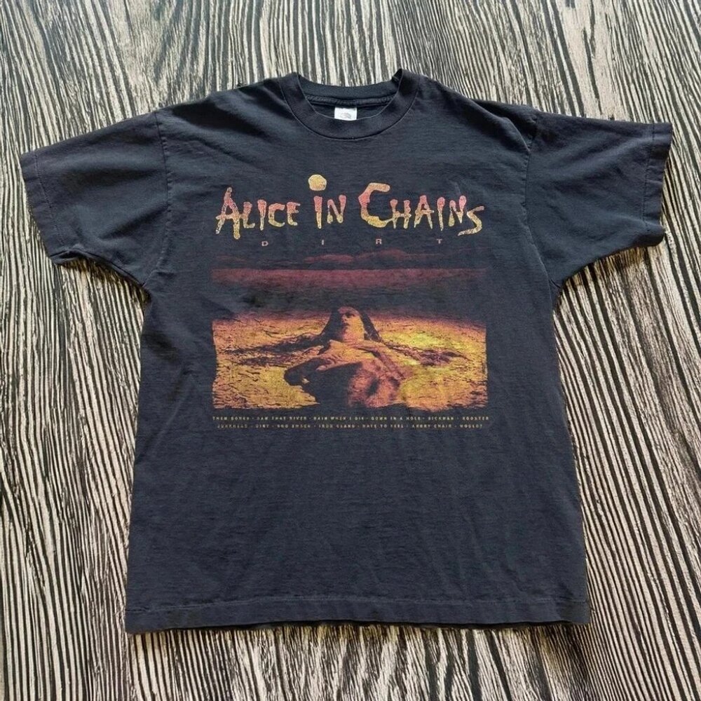 Dirt 90s Heavy Metal 1992 Unisex Black T-shirt